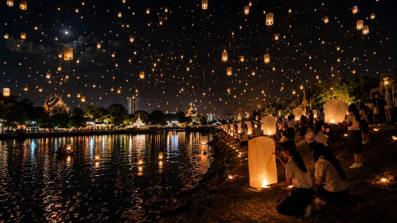 Thaïlande · Chiang Mai, édition Loi Krathong